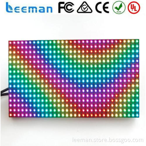 led curtain screen Leeman P3.91 SMD double sided outdoor led display